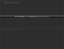 Tablet Screenshot of alliedmarket.com